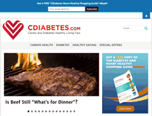 Tablet Screenshot of cdiabetes.com